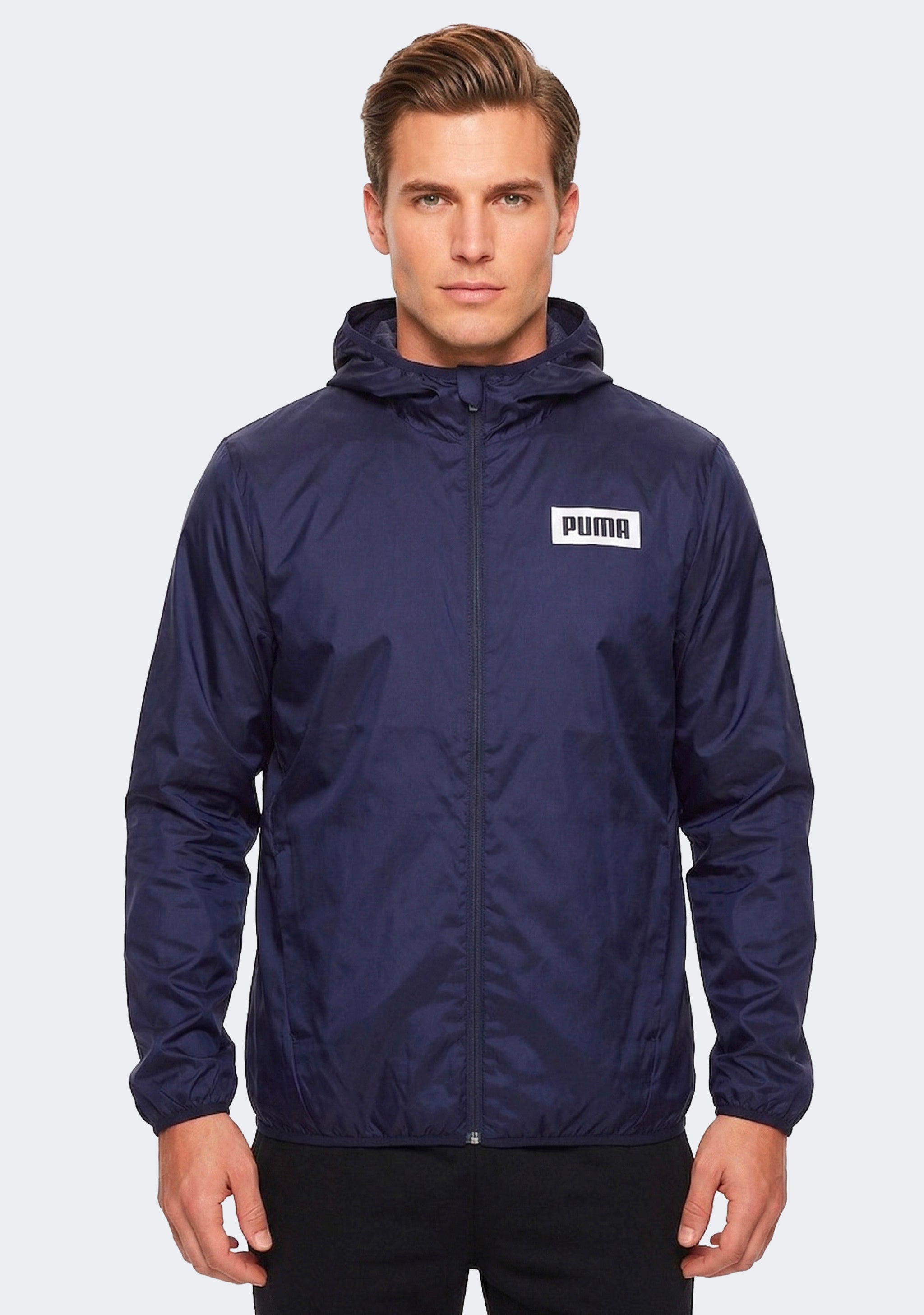 Puma Men's Rebel Windbreaker Navy