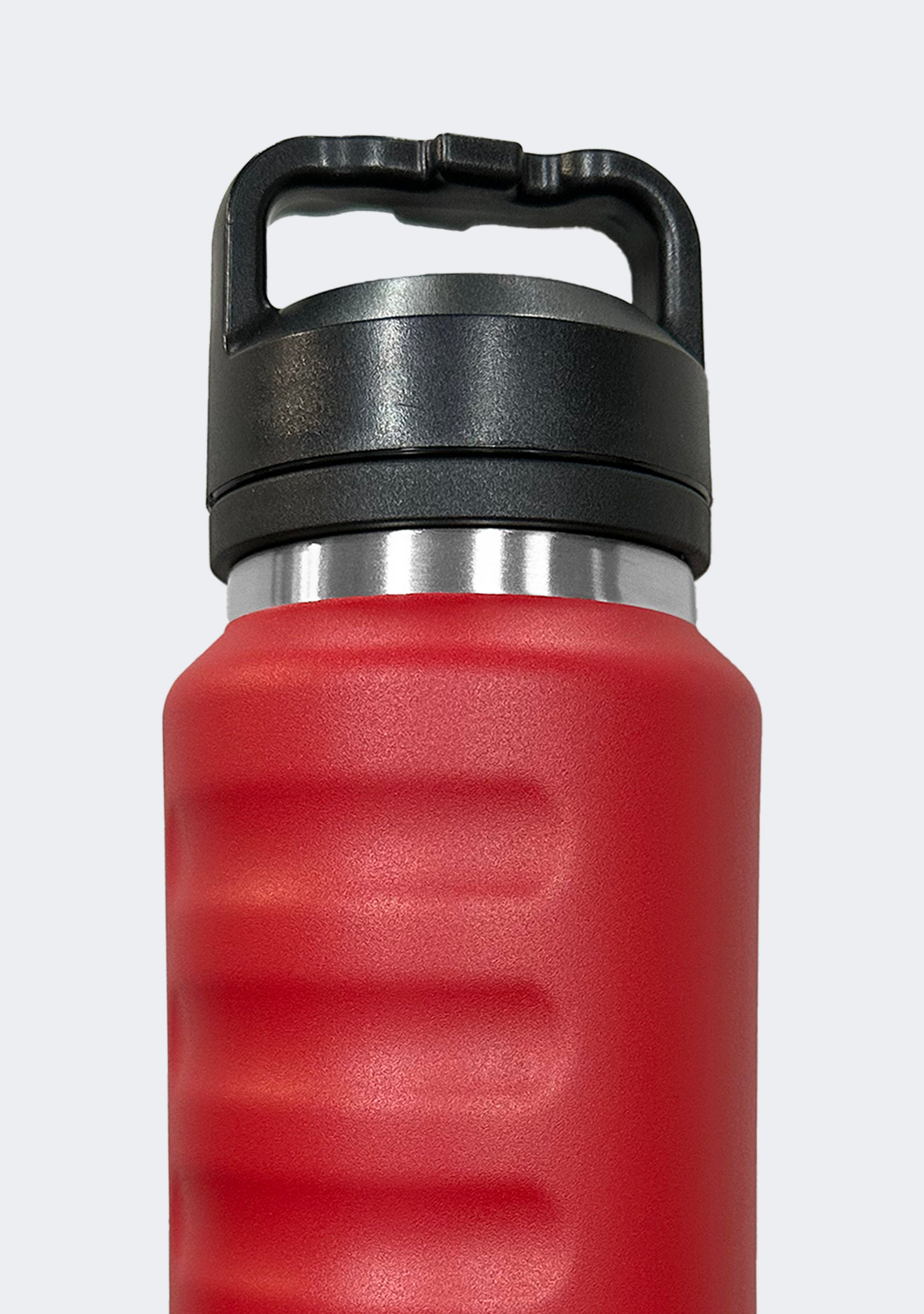 Fridgy 1080mL Grip Range Dual Lid Water Bottle Red