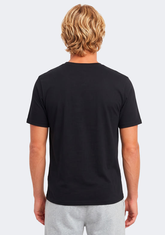 Champion Men's Script Logo Short Sleeve Tee Black
