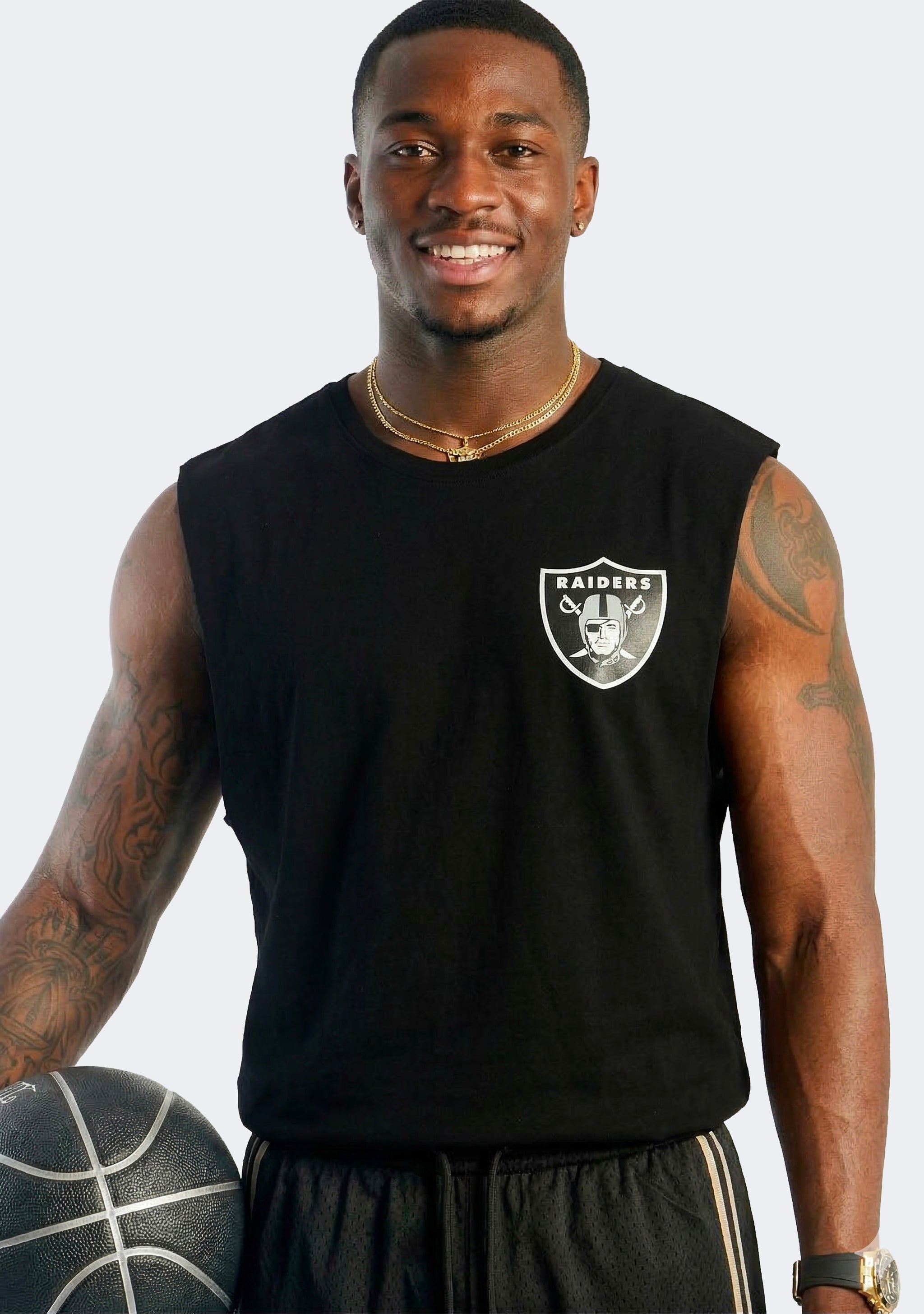 Majestic Athletic Men's Las Vegas Raiders Muscle Tank
