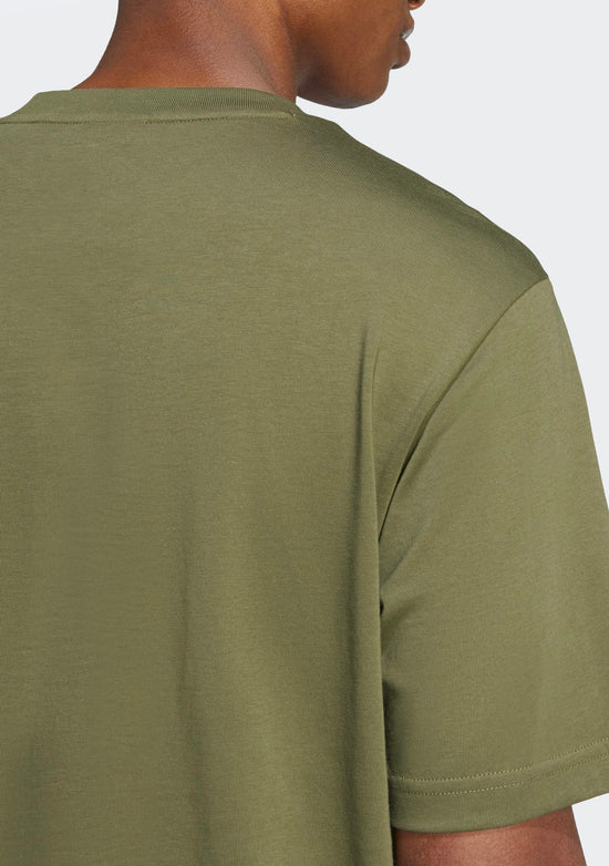 Adidas Men's Essentials Big Logo Tee Olive/Black