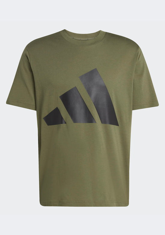 Adidas Men's Essentials Big Logo Tee Olive/Black