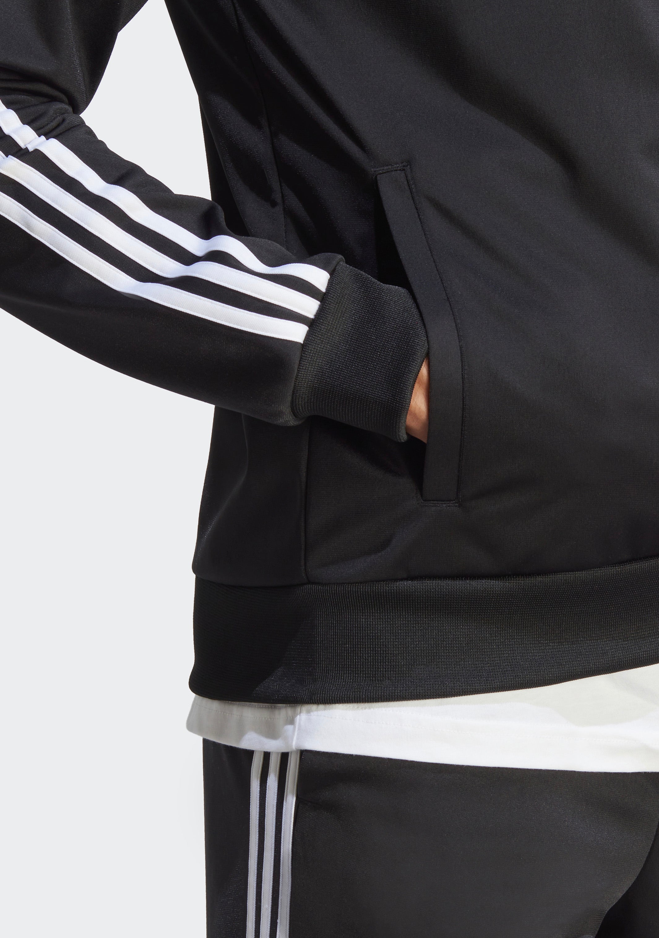 Adidas Men's Primegreen Essentials 3 Stripes Track Top