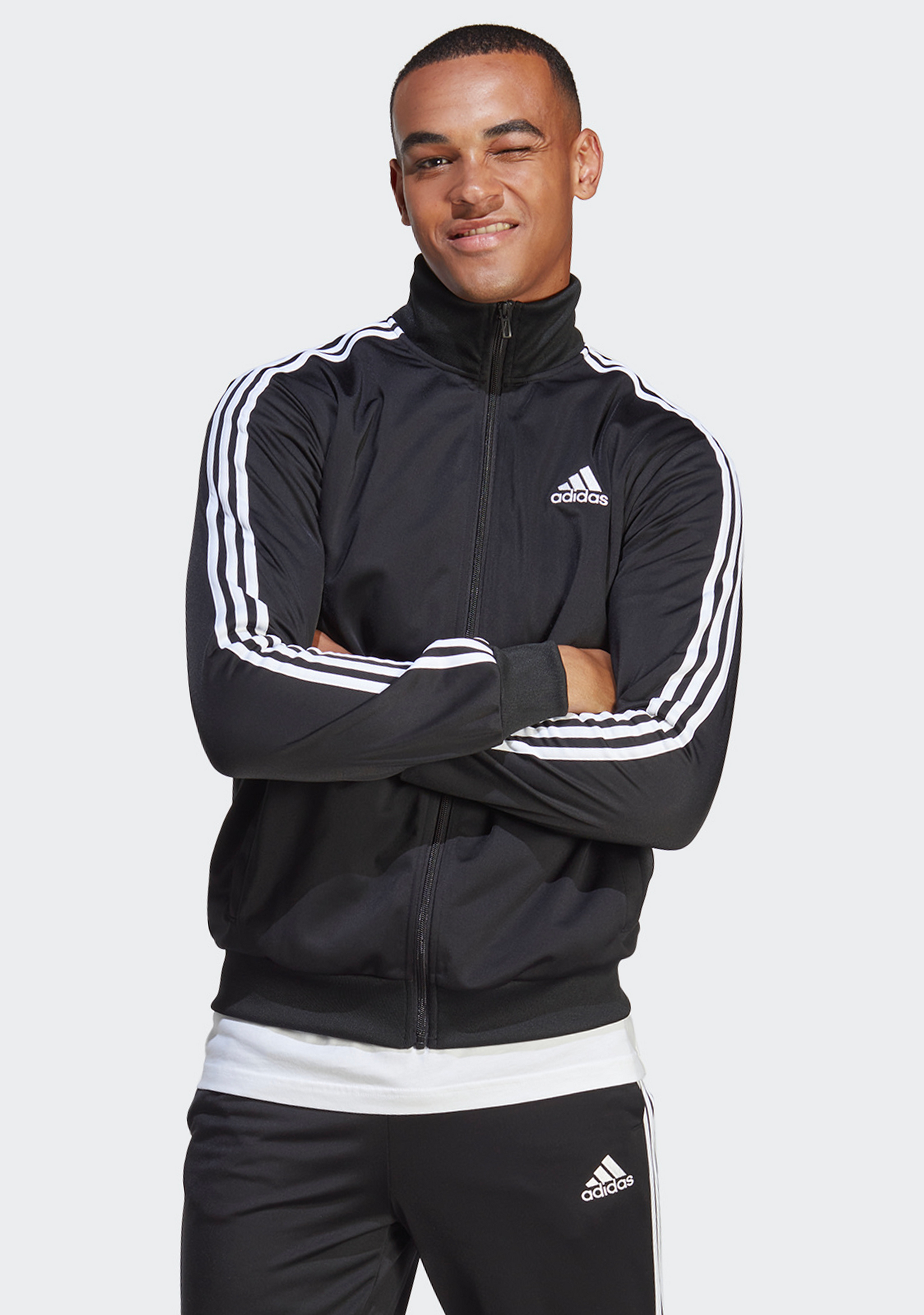 Adidas essential 3s track top mens shop