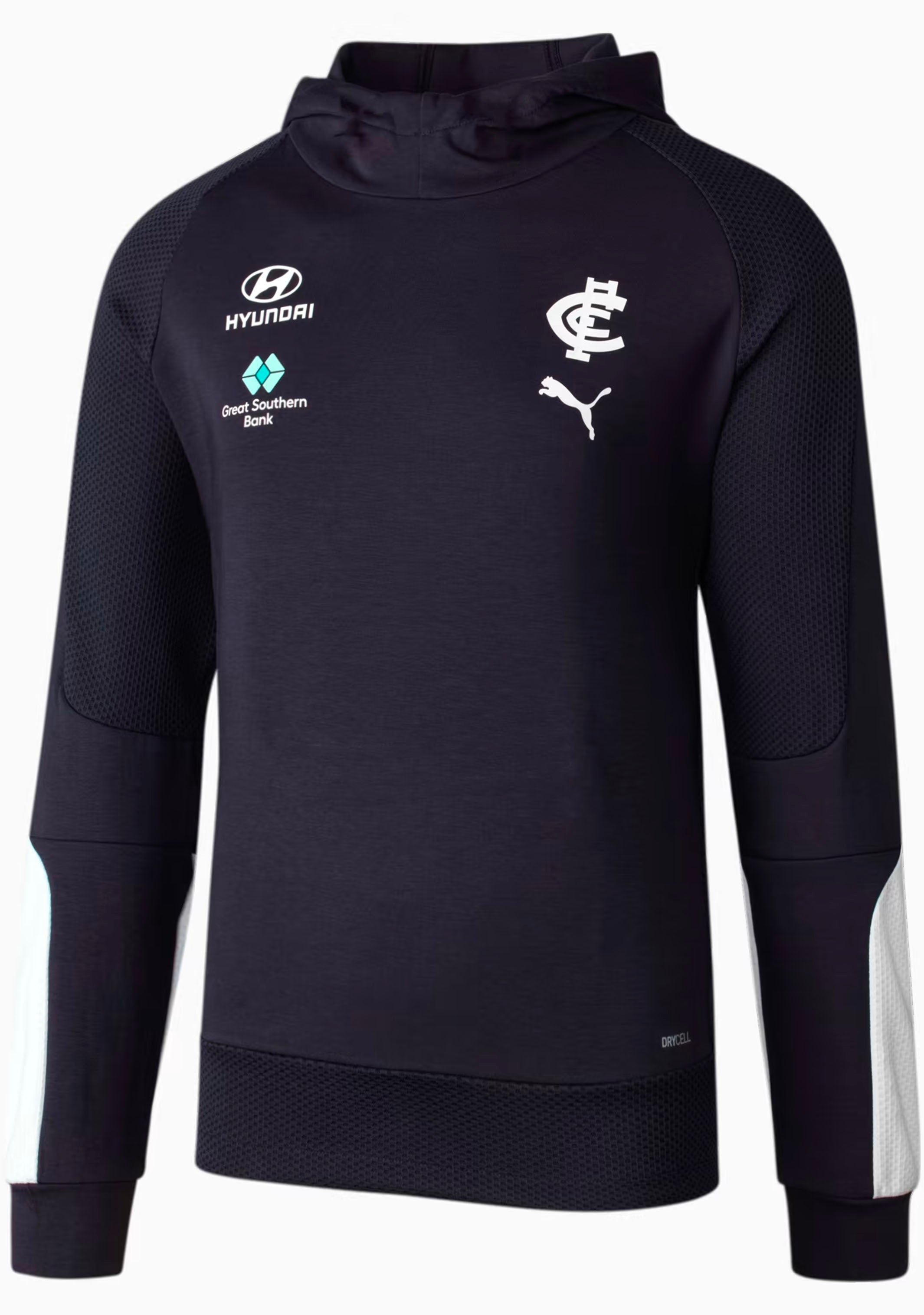 Puma Youth Carlton Football Club Team Hoodie Dark Navy 76844001 Jim