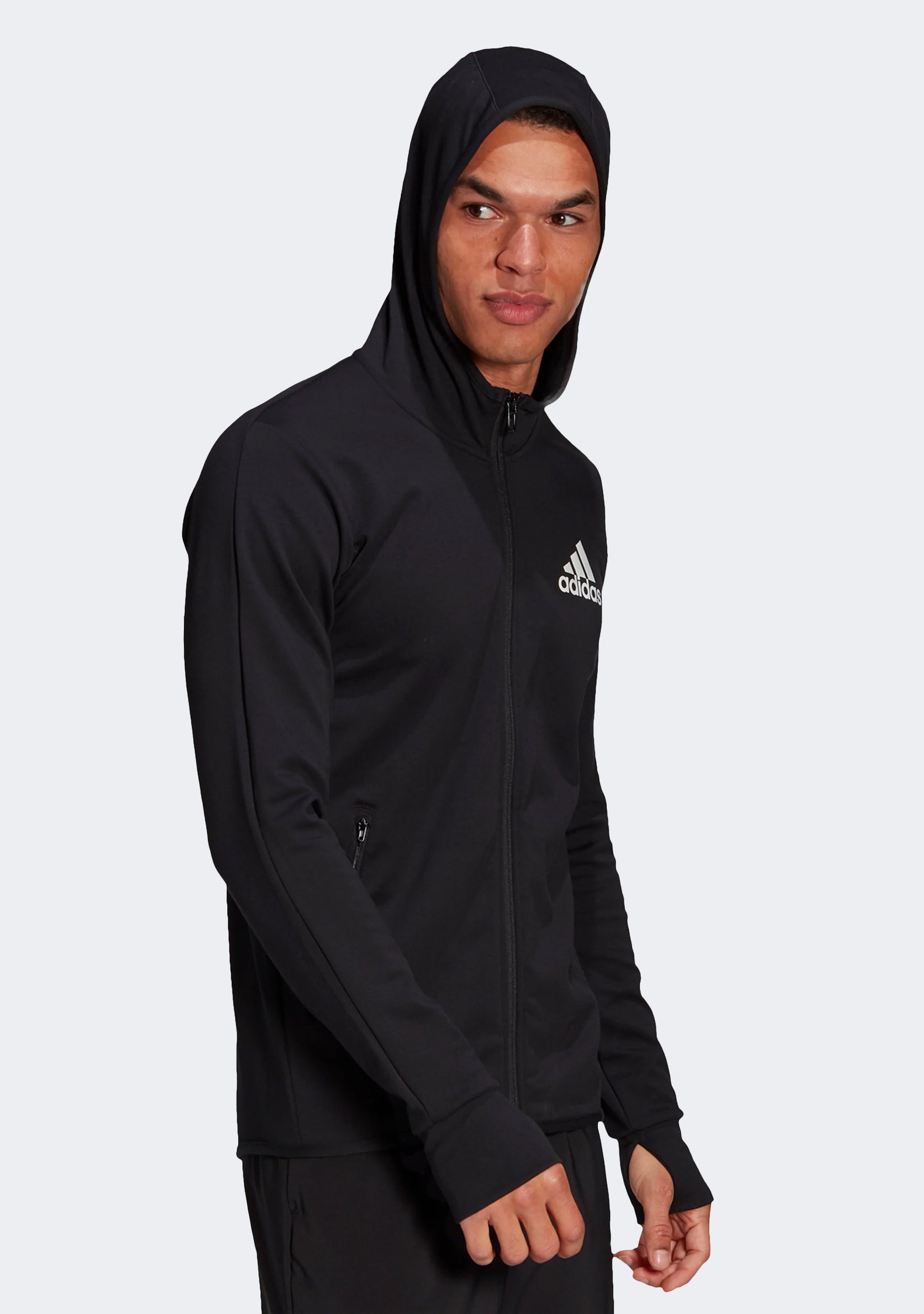 Adidas Men's Designed to Move Motion Full Zip Hoodie