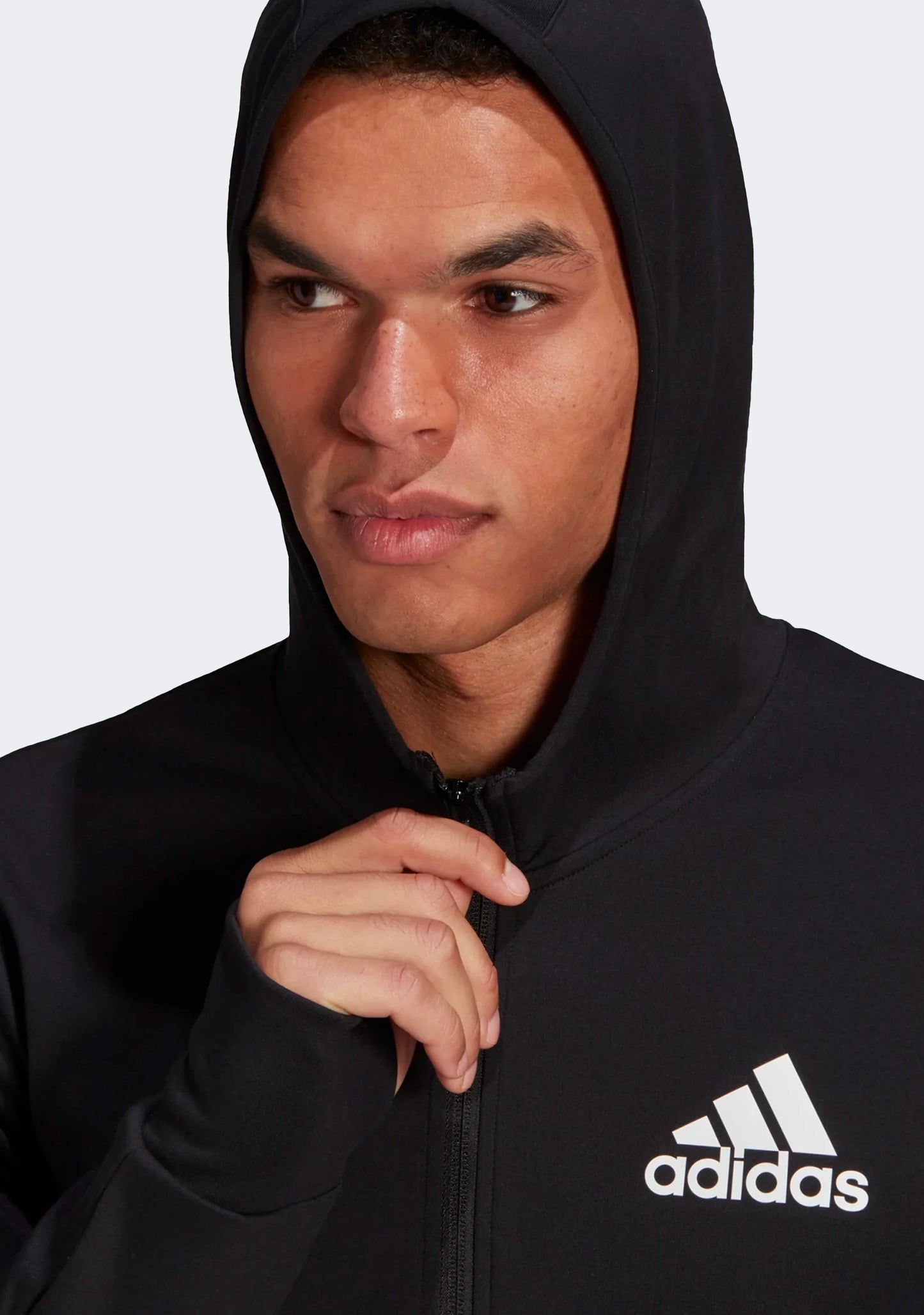 Adidas Men's Designed to Move Motion Full Zip Hoodie