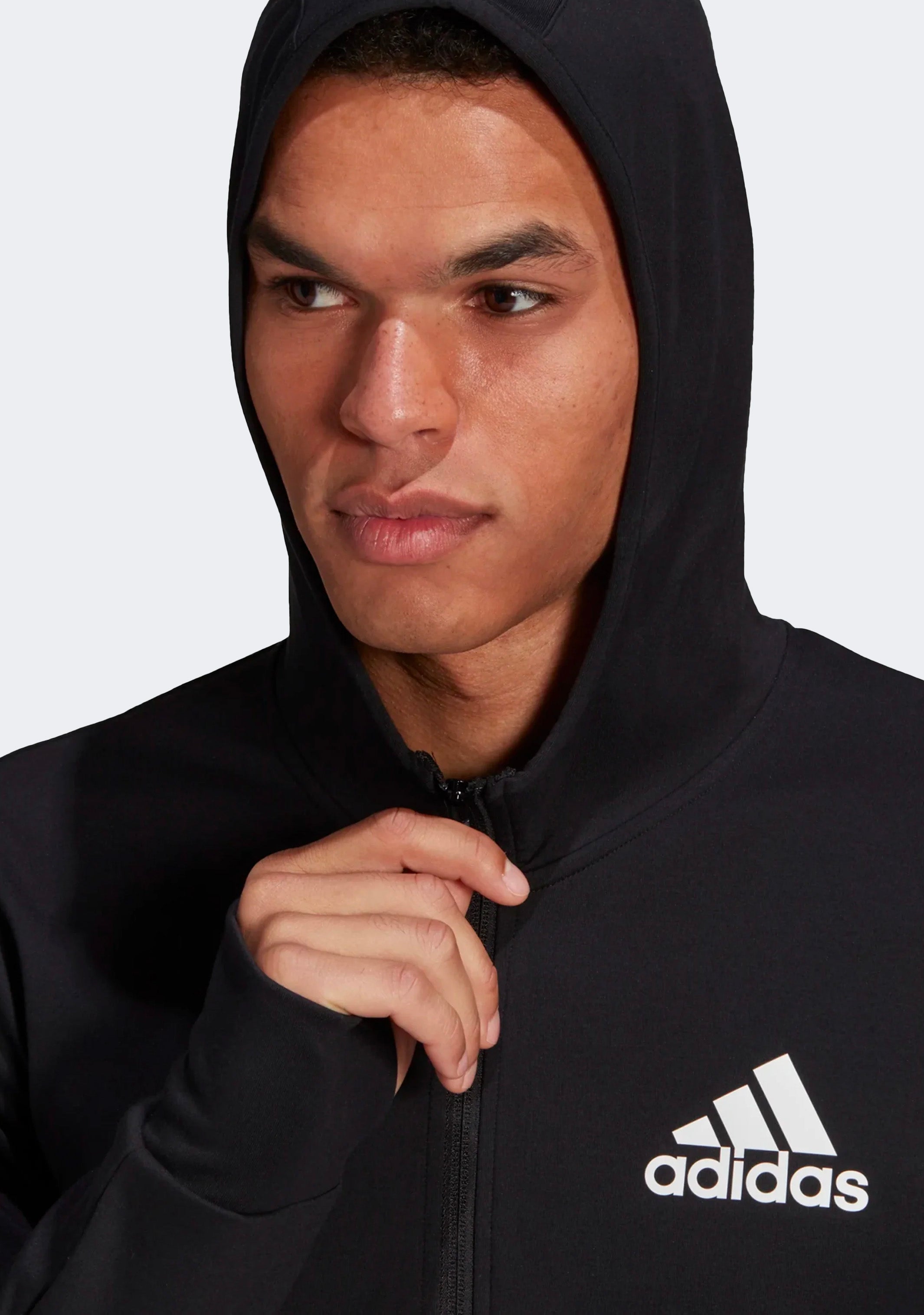Adidas Men's Designed to Move Motion Full Zip Hoodie
