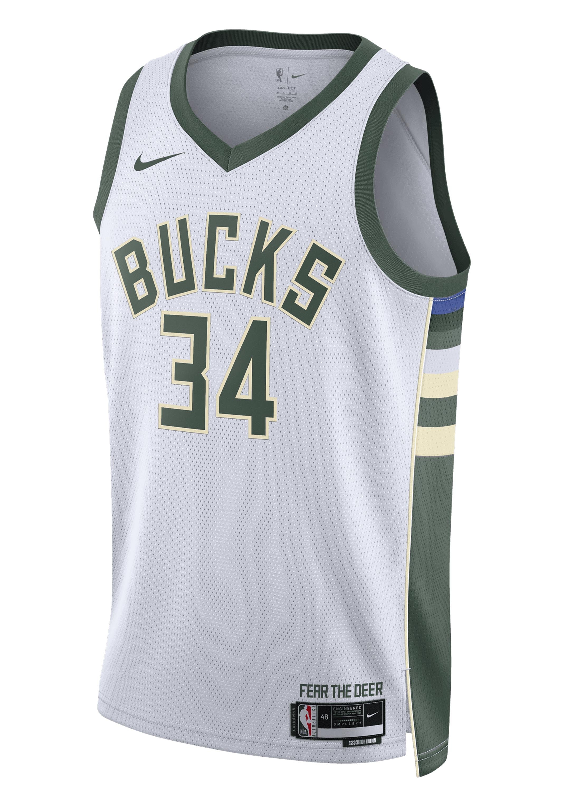 Nike Men's Giannis Antetokounmpo Milwaukee Bucks Dri-FIT Swingman Jersey