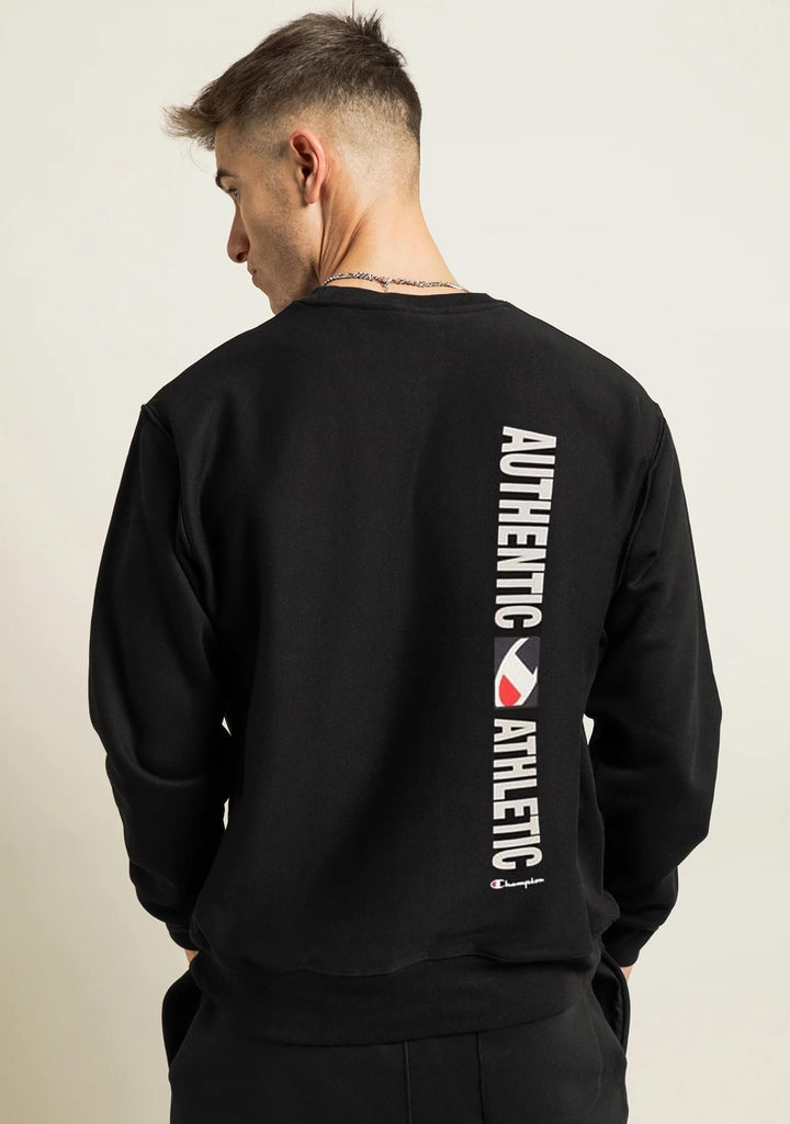 Champion Mens Sporty Graphic Print Crew
