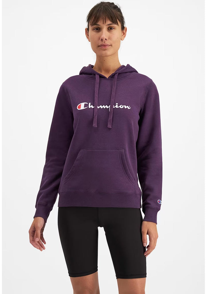 Champion Women’s Script Hoodie Purple