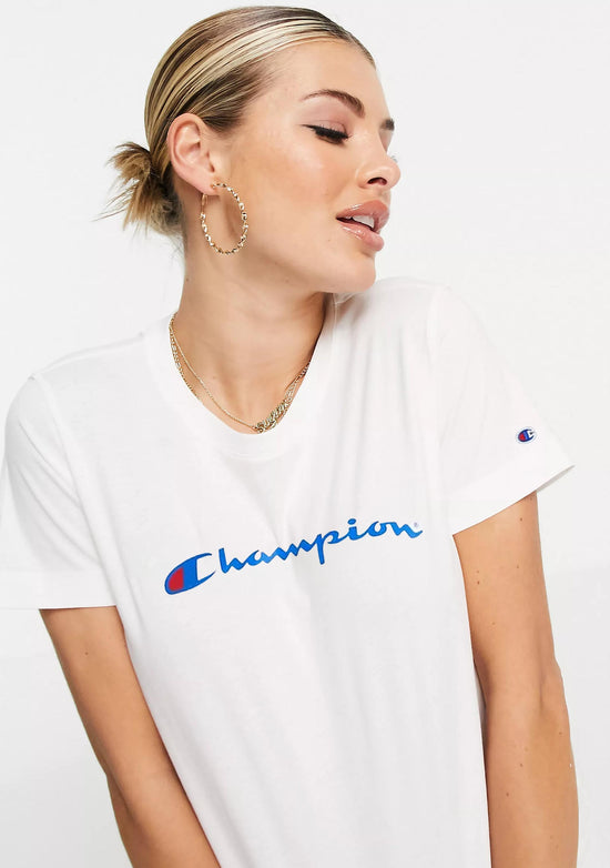 Champion Women's Script Short Sleeve Tee