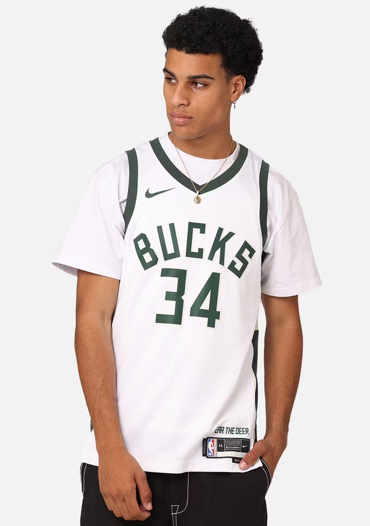 Nike Men's Giannis Antetokounmpo Milwaukee Bucks Dri-FIT Swingman Jersey