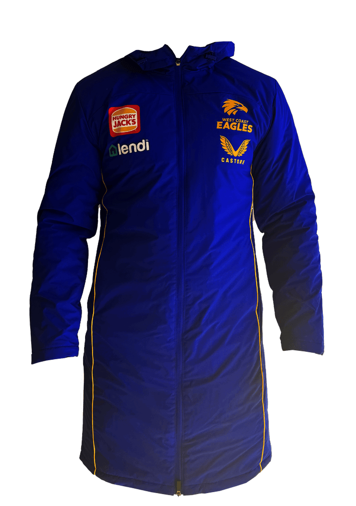 Castore Mens West Coast Eagles Padded Jacket <BR> TM0481