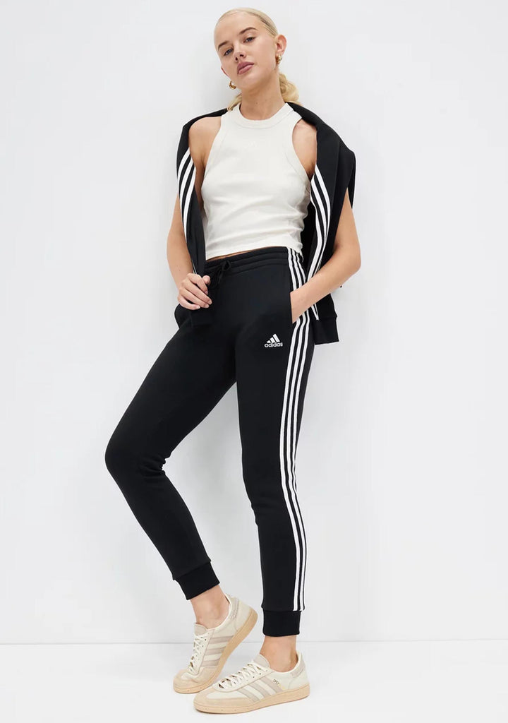 Adidas Womens Essential Fleece 3 Stripe Pants
