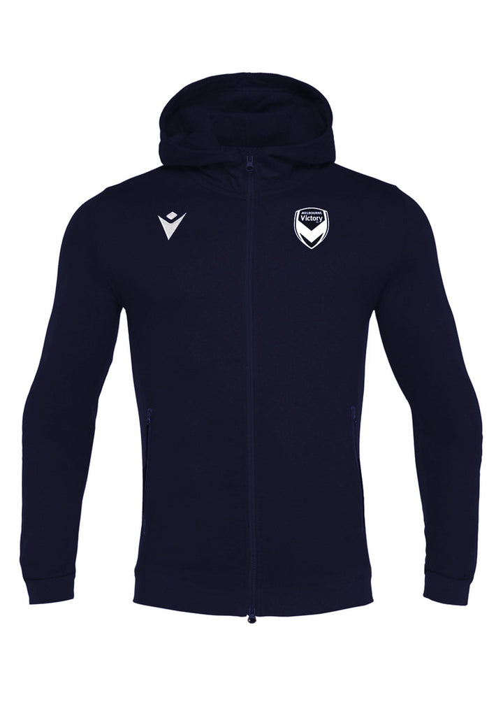Macron Kids' Melbourne Victory Travel Staff Full Zip Hooded Top <br> 58567890