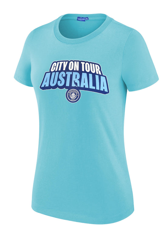 Manchester City Ladies T-Shirt with FREE Manchester City Scarf <br> MCIT038AA