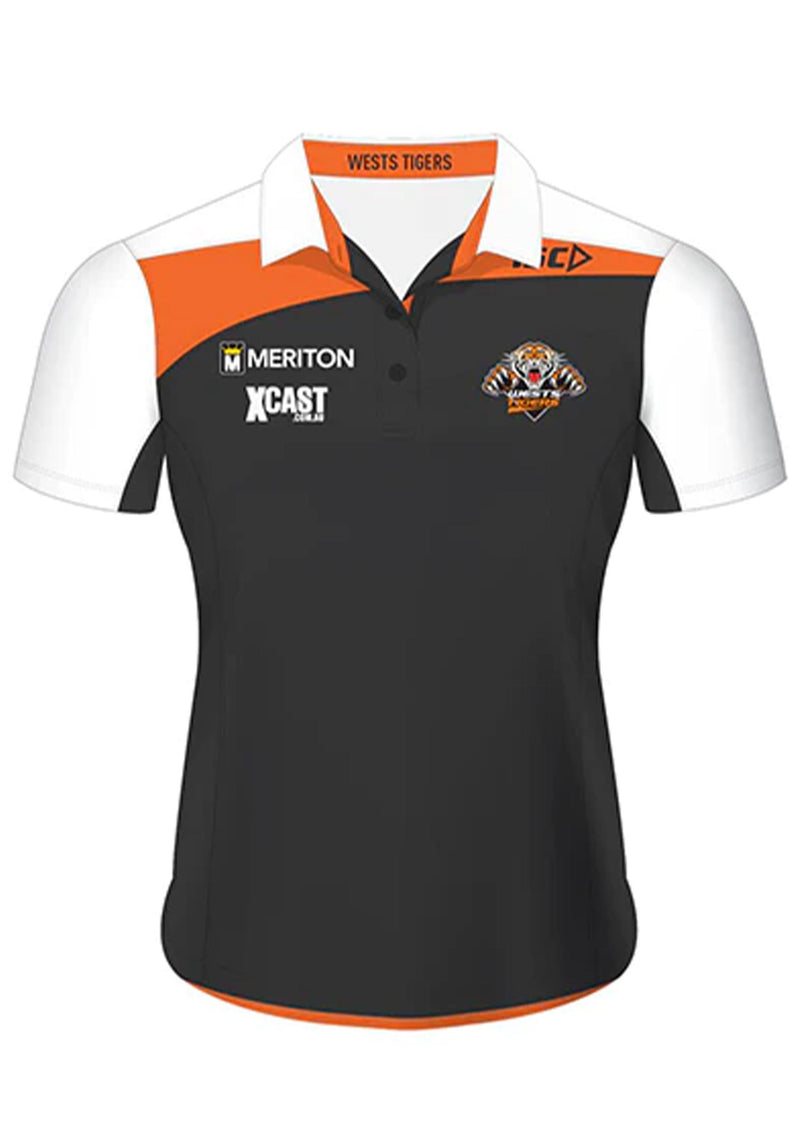 ISC Womens Wests Tigers Polo <BR> 7WT5POL1L