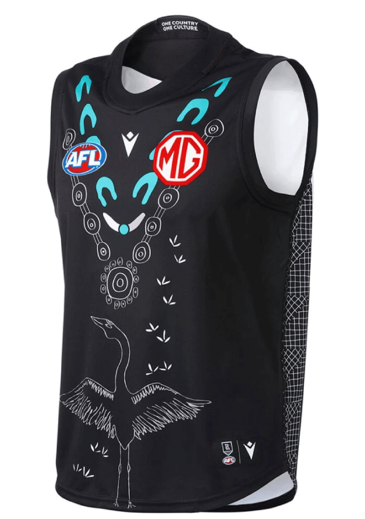 Macron Mens Port Adelaide Mens Indigenous Guernsey <BR> 58542676