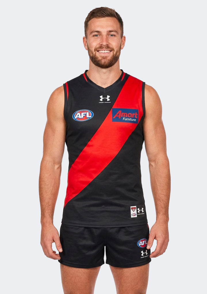 Under Armour Men's Essendon FC Replica Sleeveless Guernsey