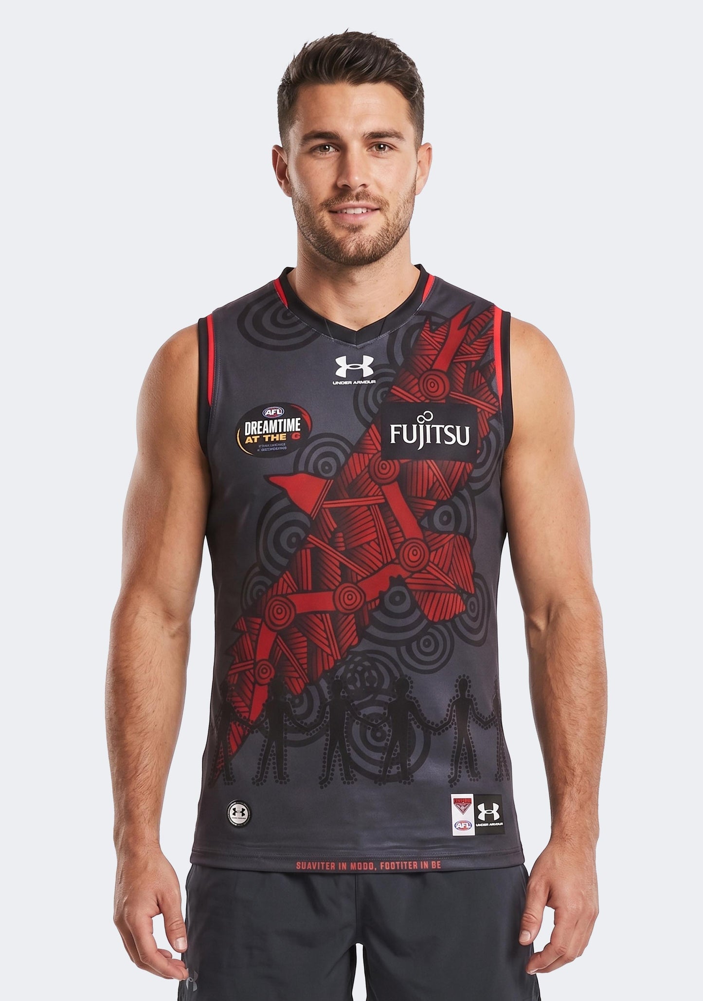Under Armour Men's Essendon FC 2023 Indigenous Guernsey