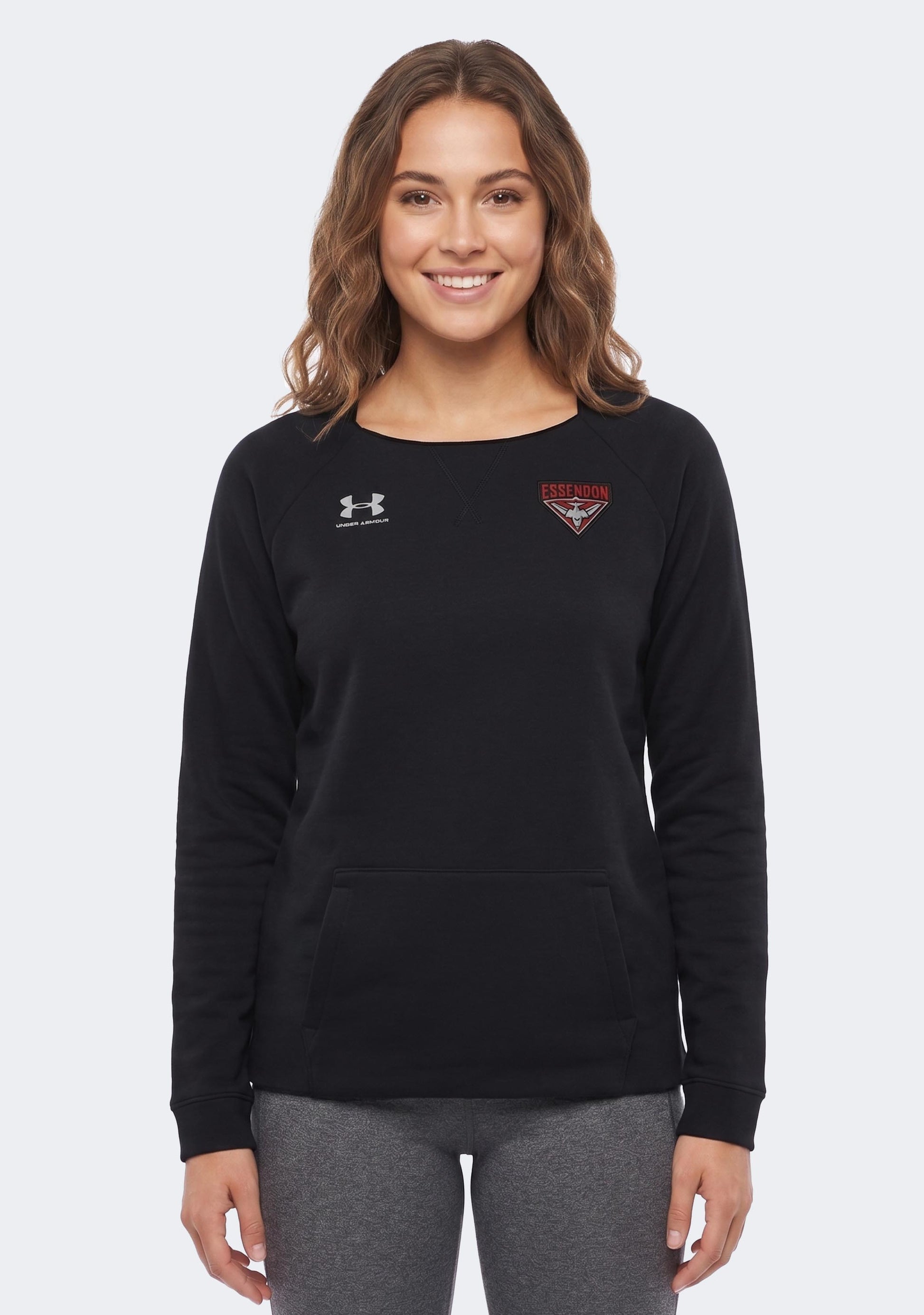 Under Armour Women’s Essendon FC Hustle Fleece Crew
