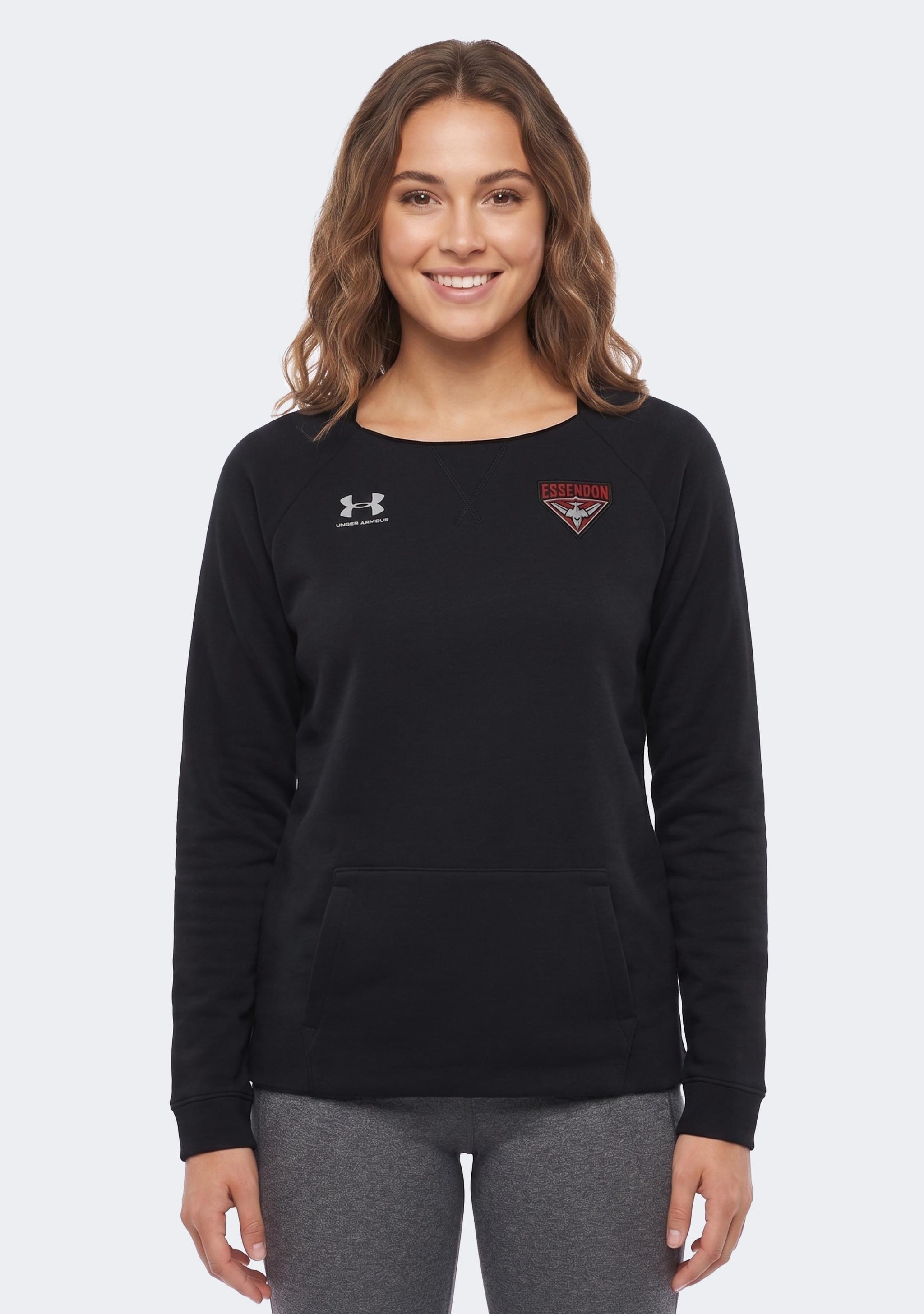 Under Armour Women’s Essendon FC Hustle Fleece Crew