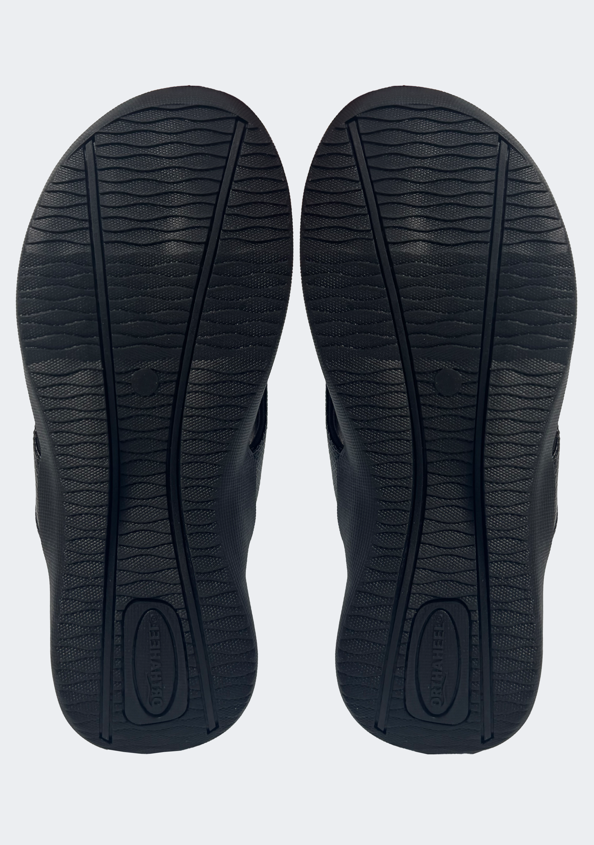 Scholl Orthaheel Women's Sonoma II Sandals in Black Shimmer