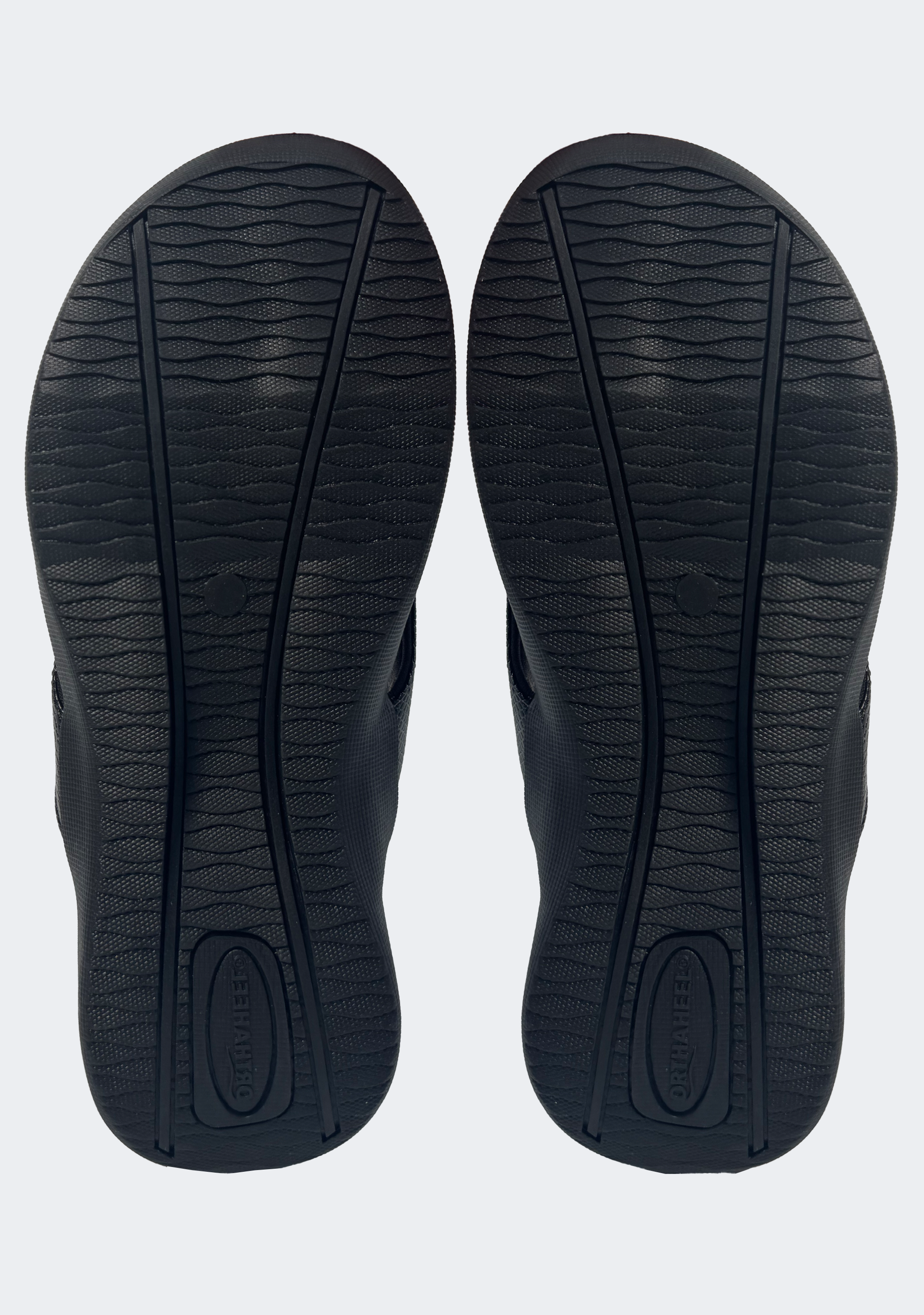 Scholl Orthaheel Women's Sonoma II Sandals in Black Shimmer