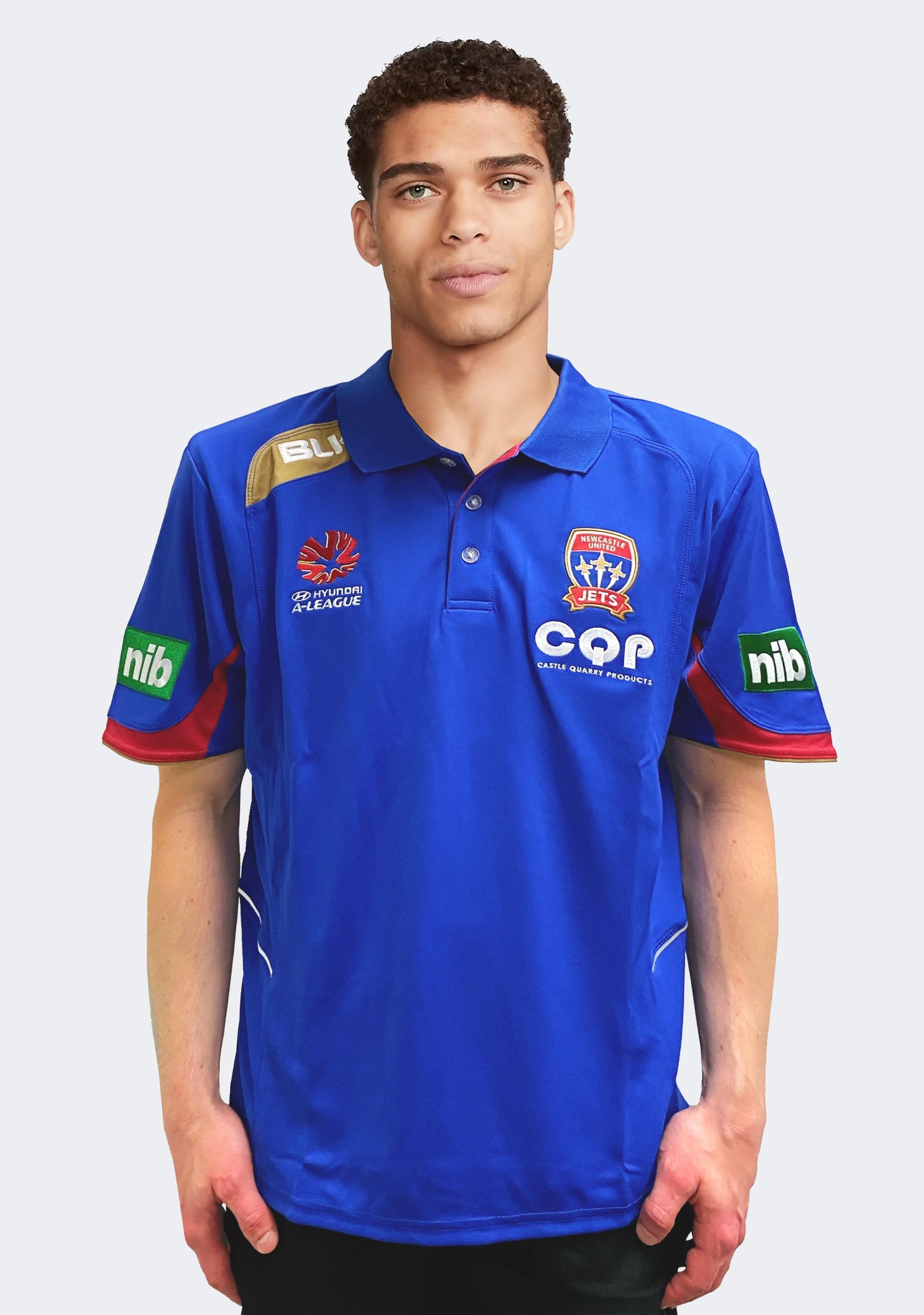 BLK Men's Newcastle Jets Training Polo