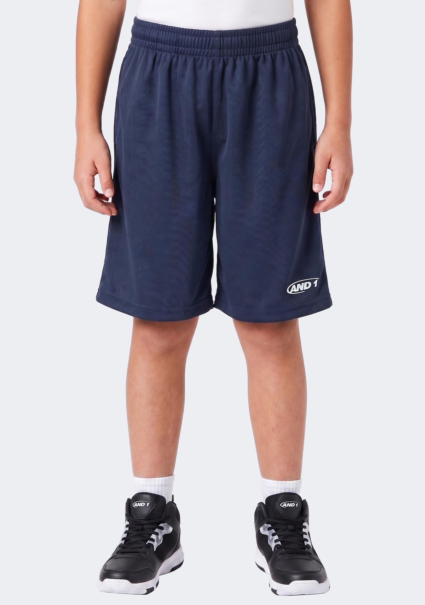 And1 Kids' No Sweat Basketball Shorts Navy