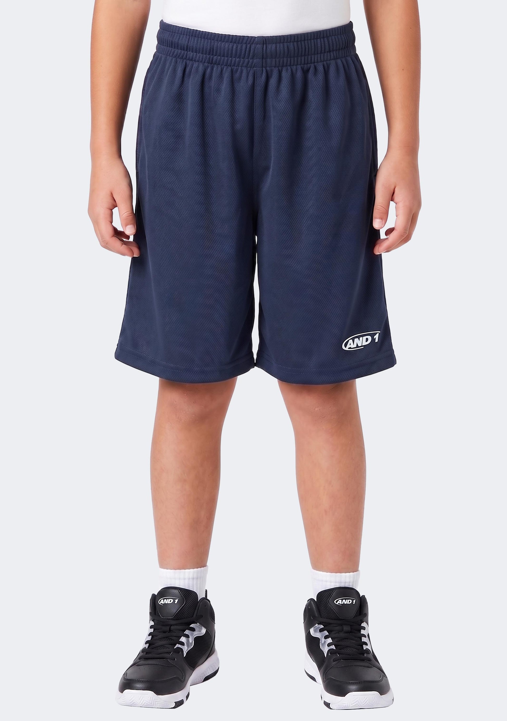 And1 Kids' No Sweat Basketball Shorts Navy