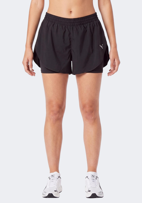 Puma Womens 2 in 1 Woven Running Shorts