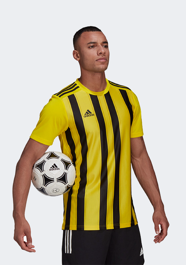 Adidas Mens Striped 21 Jersey Yellow/Black