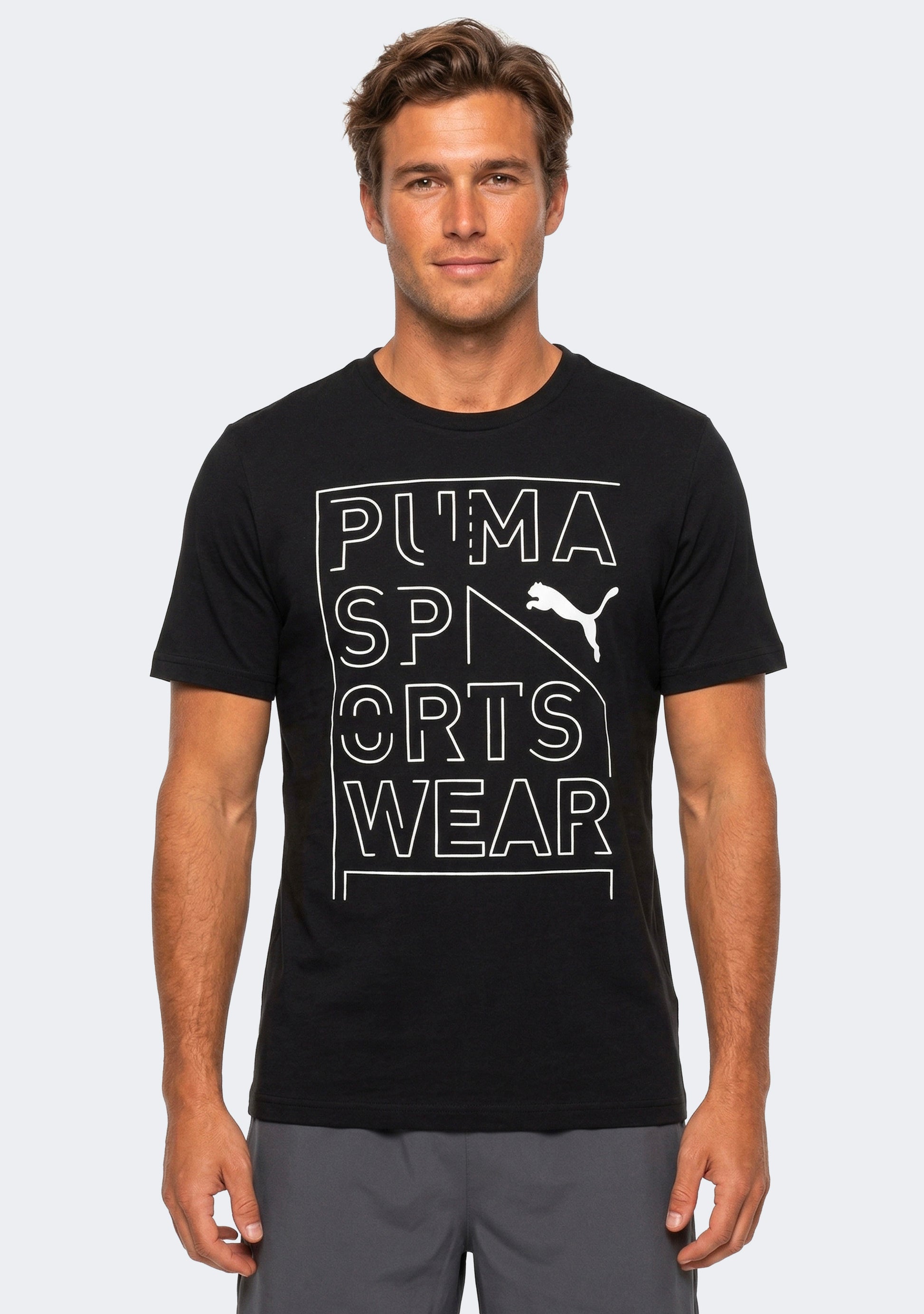 Puma Men’s Repeat Graphic Brand Tee