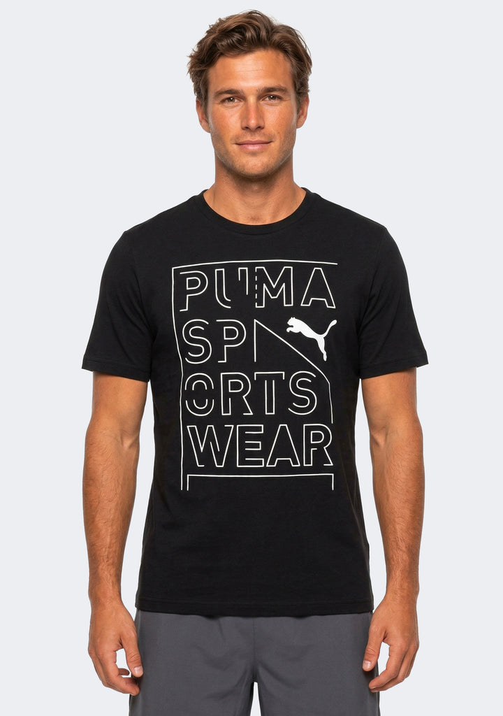 Puma Men’s Repeat Graphic Brand Tee