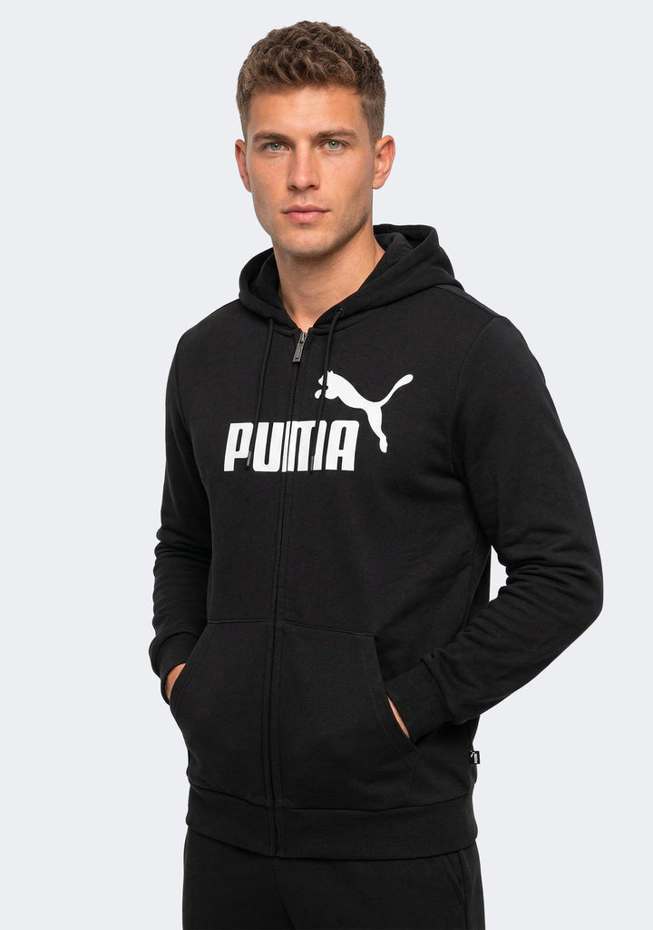 Puma Men's Big Logo Full Zip Hoodie