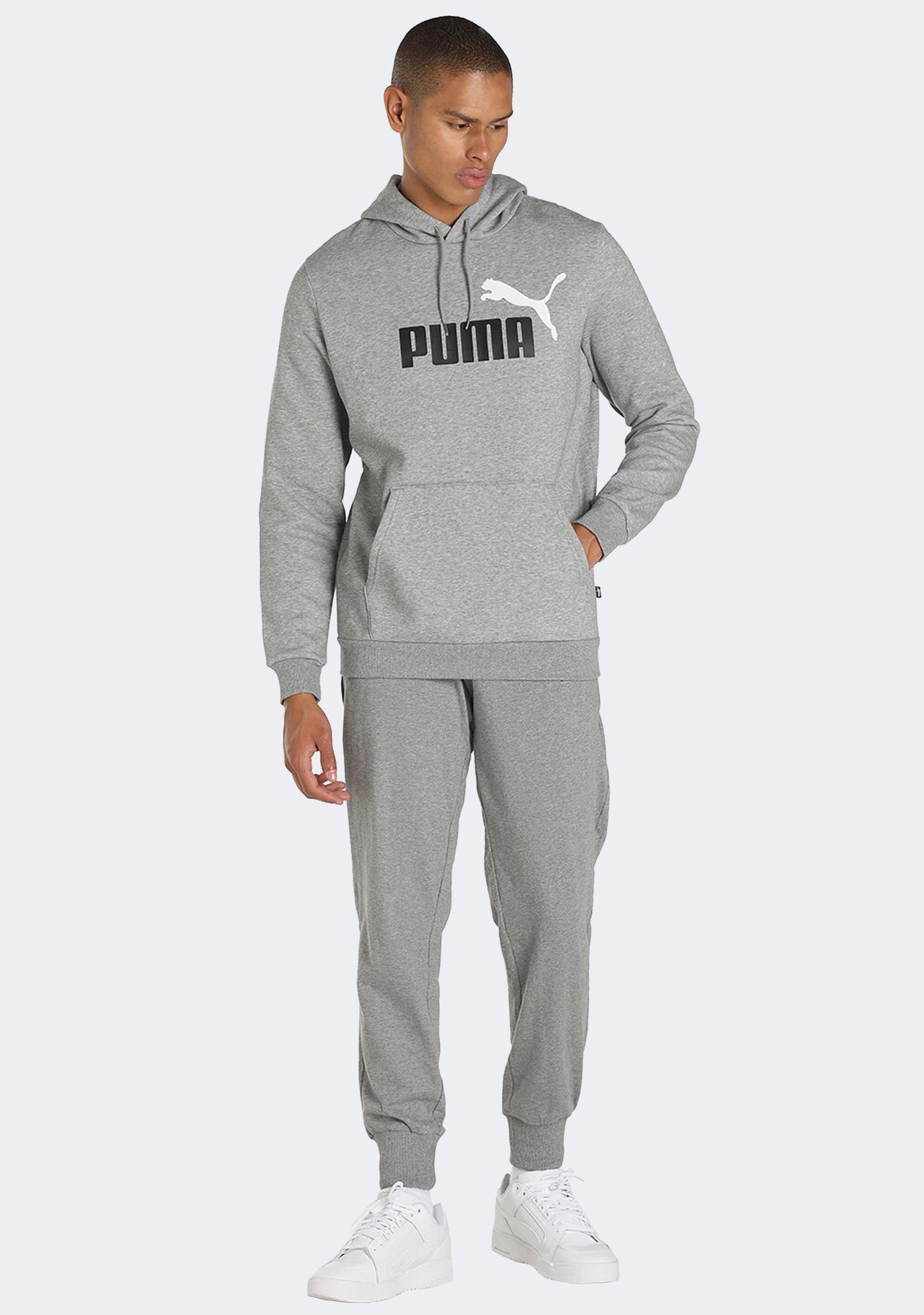 Puma Men's Essentials+ 2-Tone Big Logo Hoodie