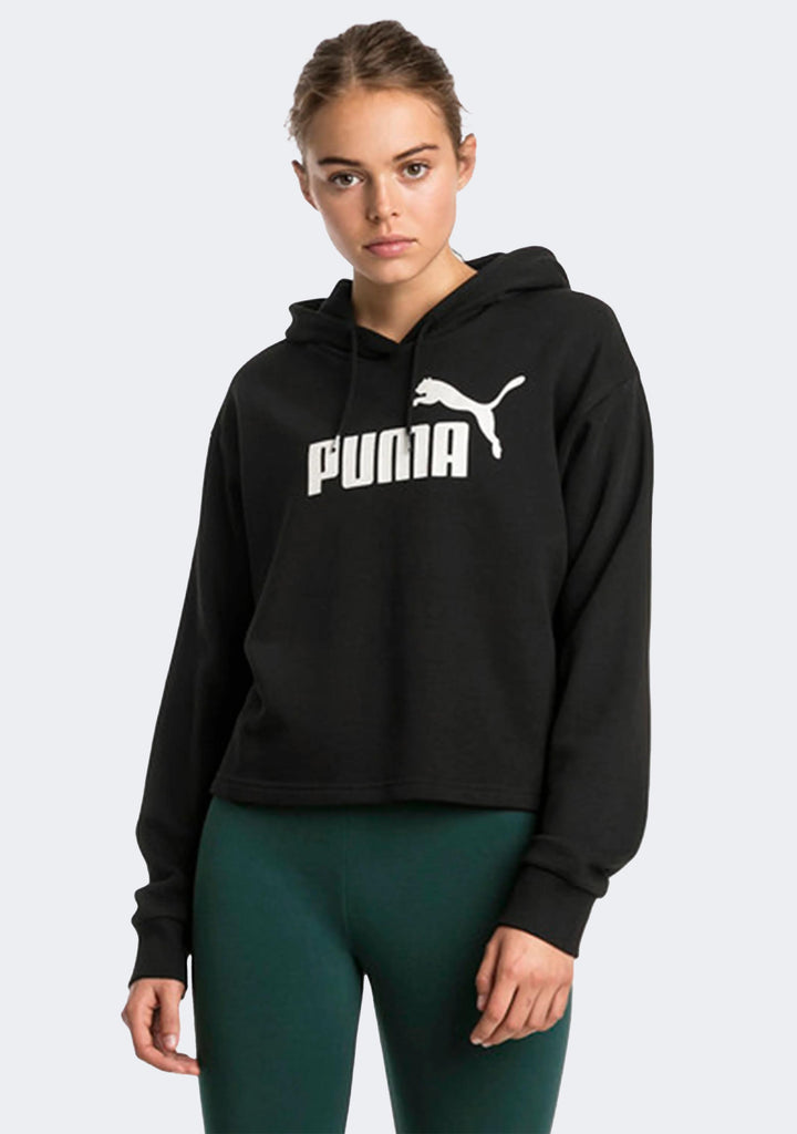 Puma Women's ESS Cropped Logo Hoodie FL