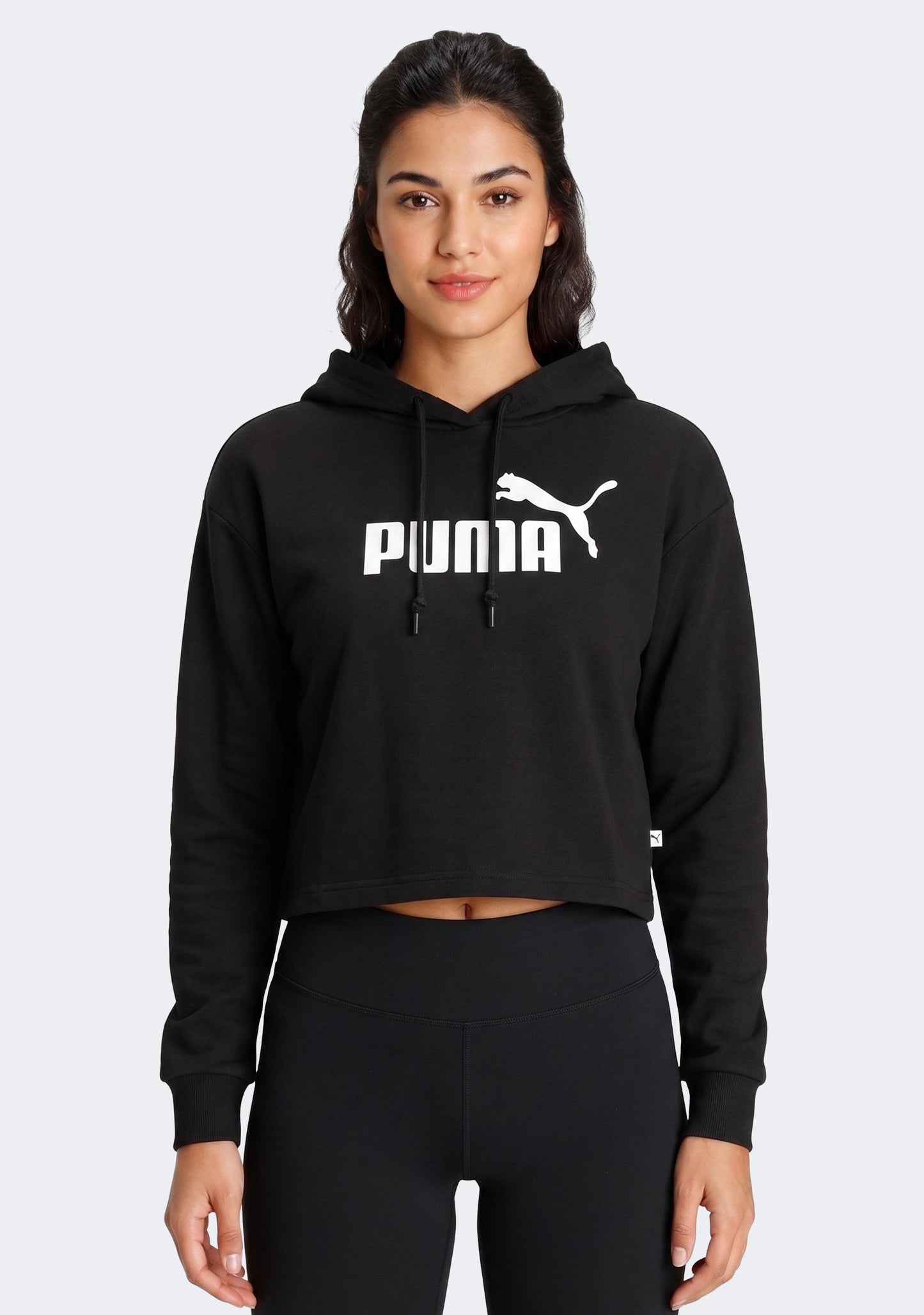 Puma Women's ESS Cropped Logo Hoodie FL