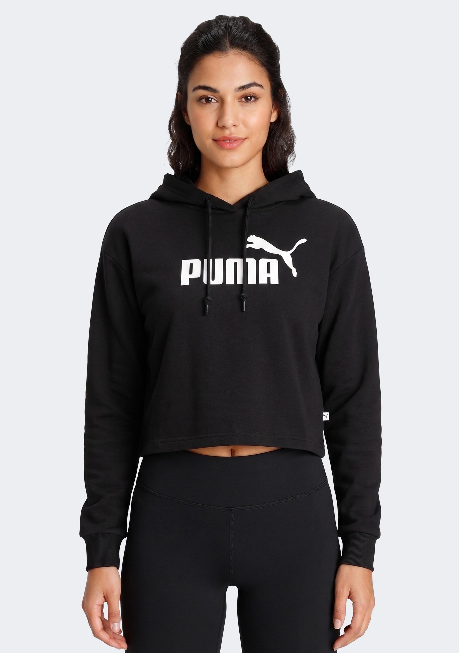 Puma Women's ESS Cropped Logo Hoodie FL