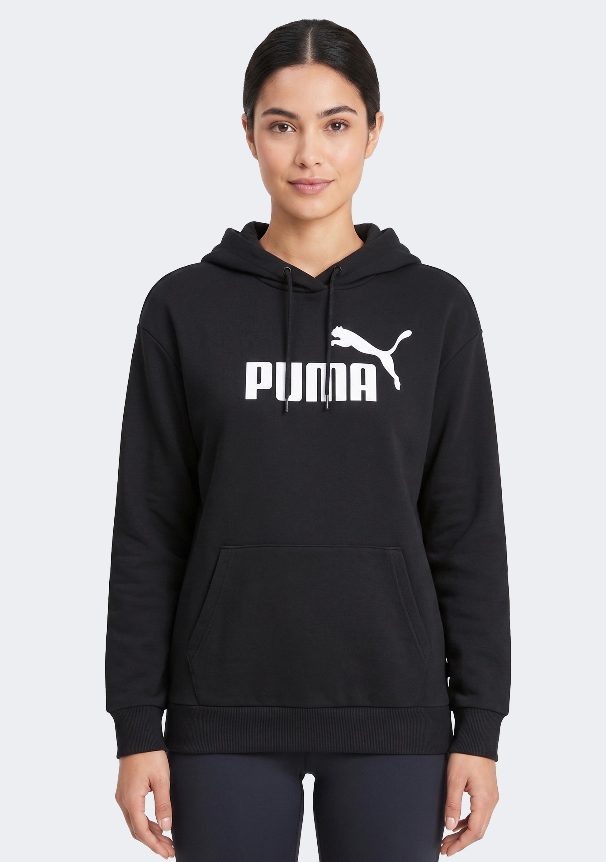 Puma Women’s Essentials Elongated Logo Hoodie
