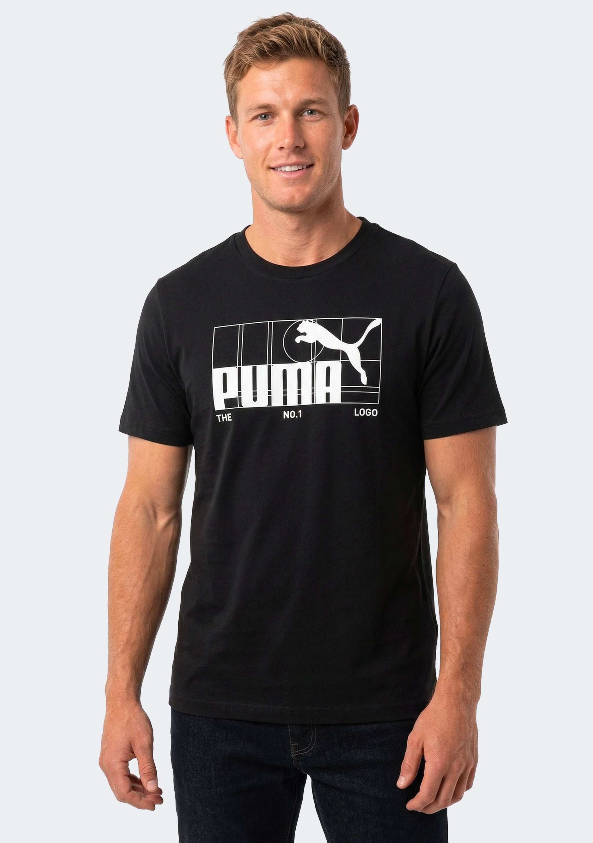 Puma Men's Graphic No. 1 Logo Tee