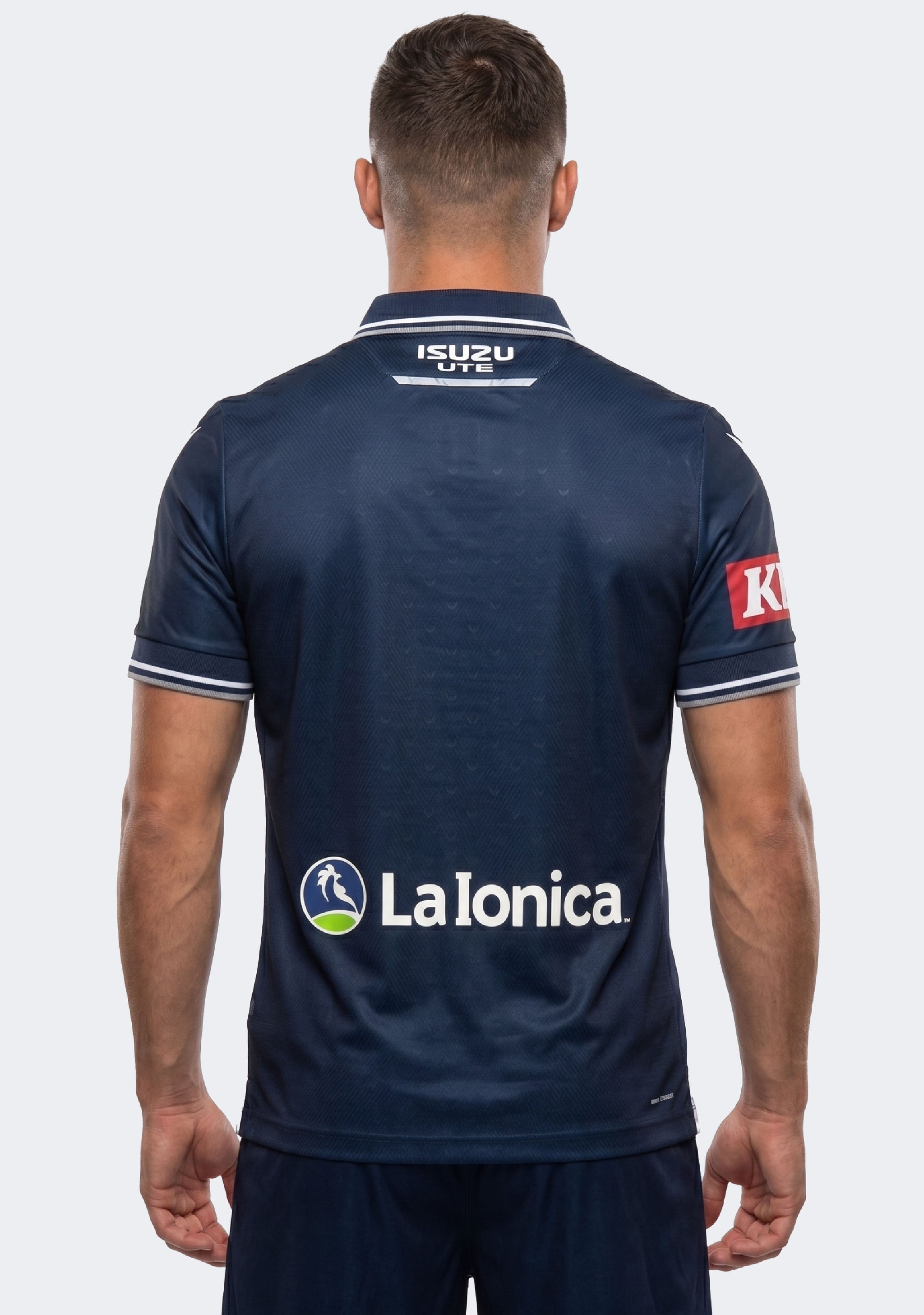 Macron Men's Melbourne Victory 24/25 Player Training Short Sleeve Shirt