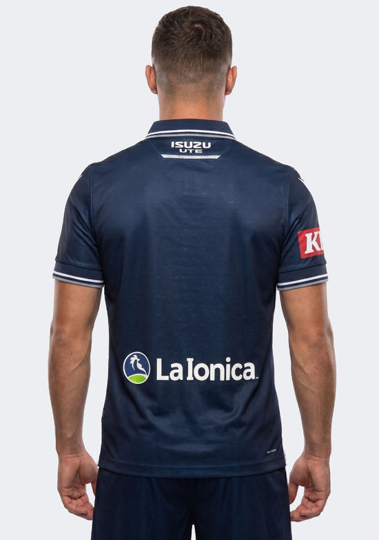 Macron Men's Melbourne Victory 24/25 Player Training Short Sleeve Shirt