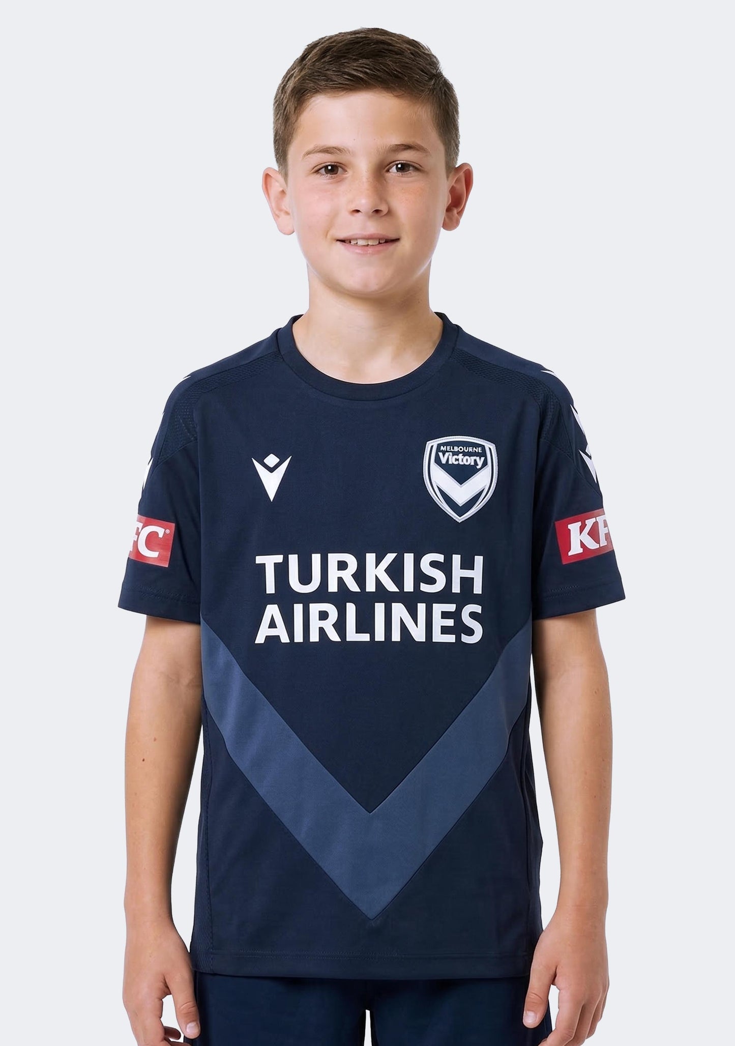 Macron Kids' Melbourne Victory M24/25 Player Training Jersey