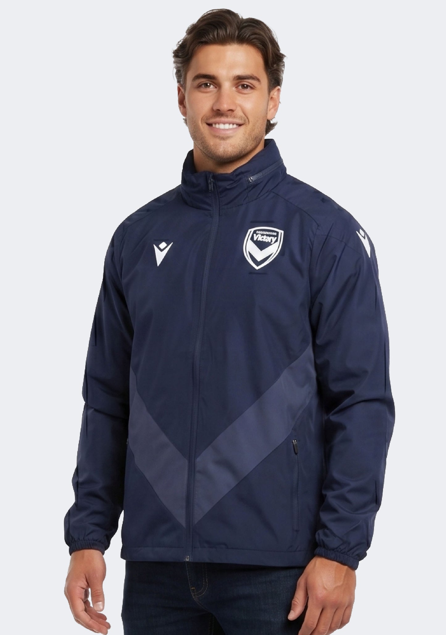 Macron Men's Melbourne Victory M24/25 Player Rain Jacket