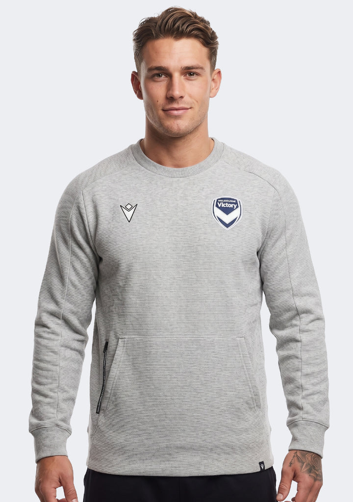 Macron Men's Melbourne Victory M24/25 Authentic Kritis Sweat Crew