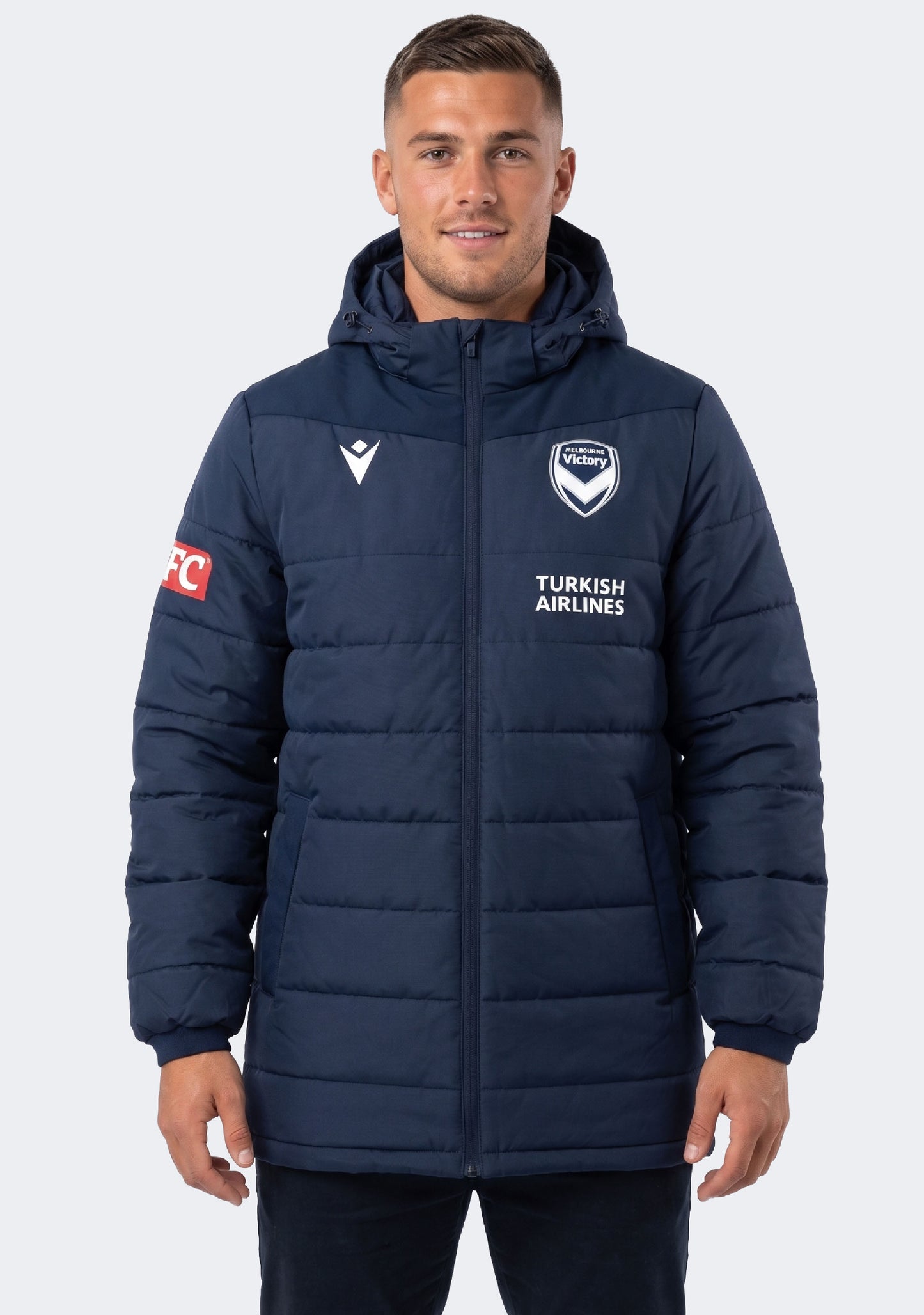 Macron Men's Melbourne Victory M24/25 Padded Jacket