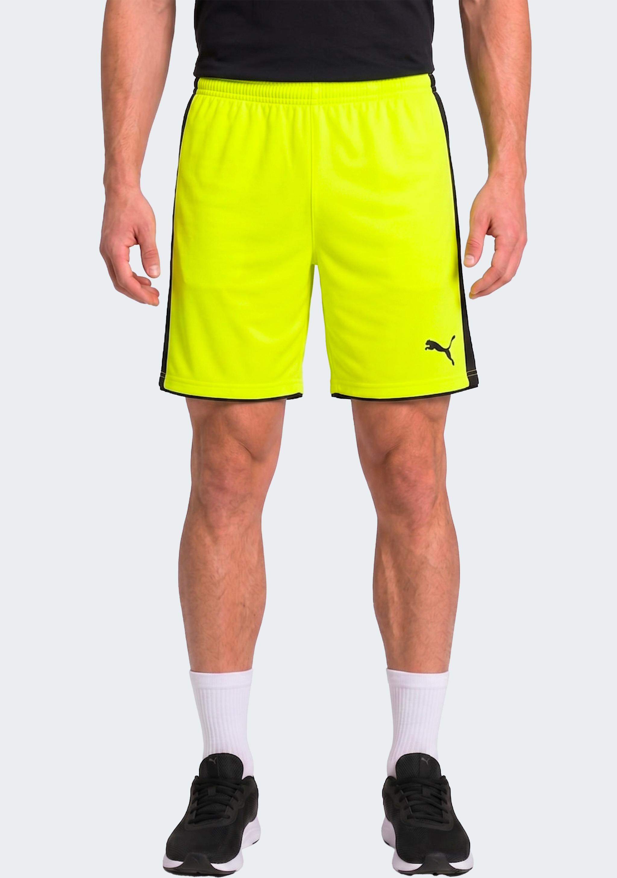 Puma Men's Tournament Shorts Fluro Yellow
